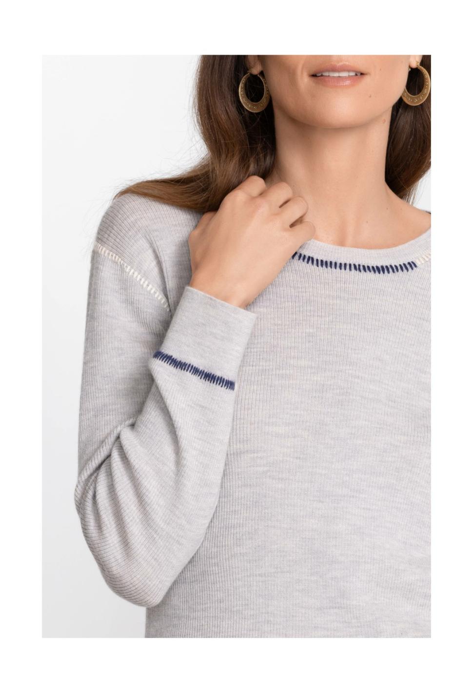 Women Tops | Johnny Was Jj Pullover Gray