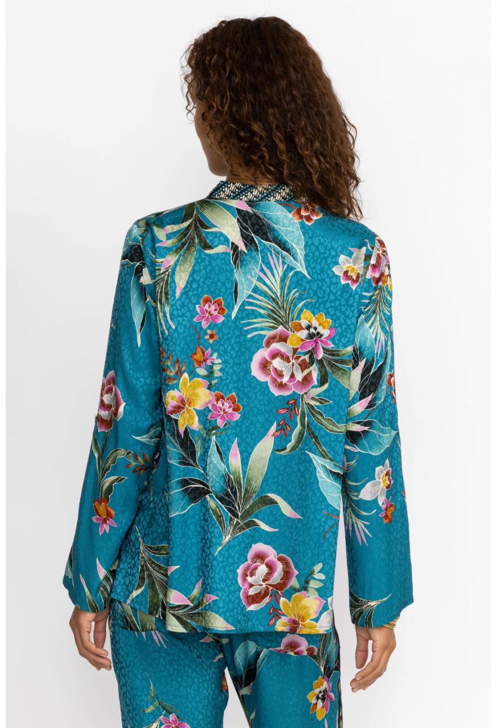 Women Tops | Johnny Was Lagoon Belinda Button Up Lagoon