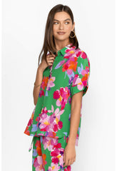 Women Tops | Johnny Was Nadine Silk Shirt Nadine