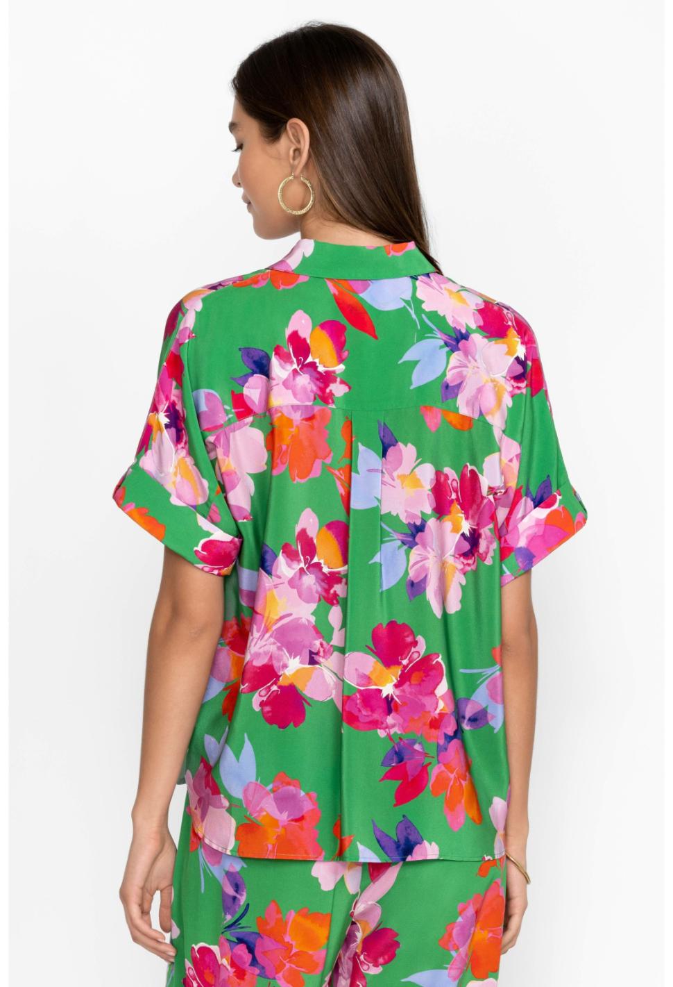 Women Tops | Johnny Was Nadine Silk Shirt Nadine