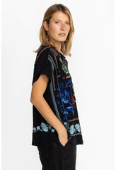 Women Tops | Johnny Was Nahmad Blouse Black