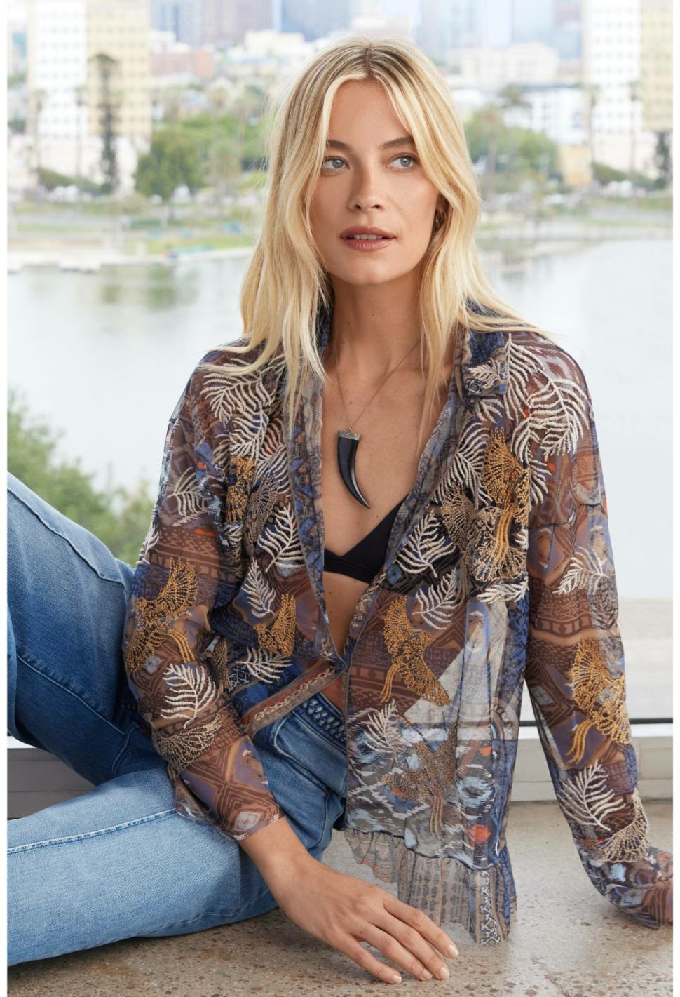 Women Tops | Johnny Was Noemie Mesh Blouse Multi