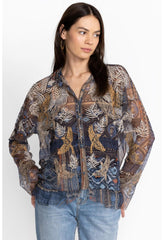 Women Tops | Johnny Was Noemie Mesh Blouse Multi