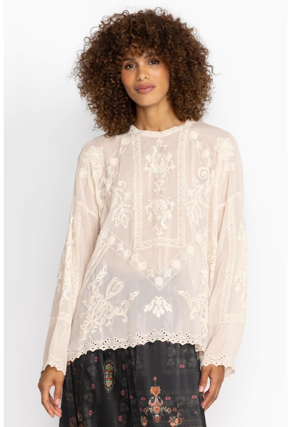 Women Tops | Johnny Was Nola Blouse Shell