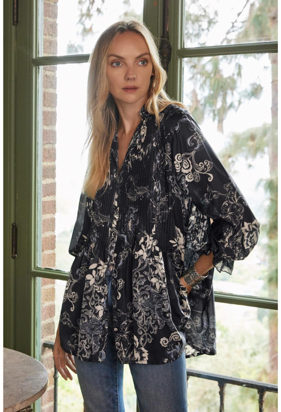 Women Tops | Johnny Was Olivia Kita Tunic Olivia