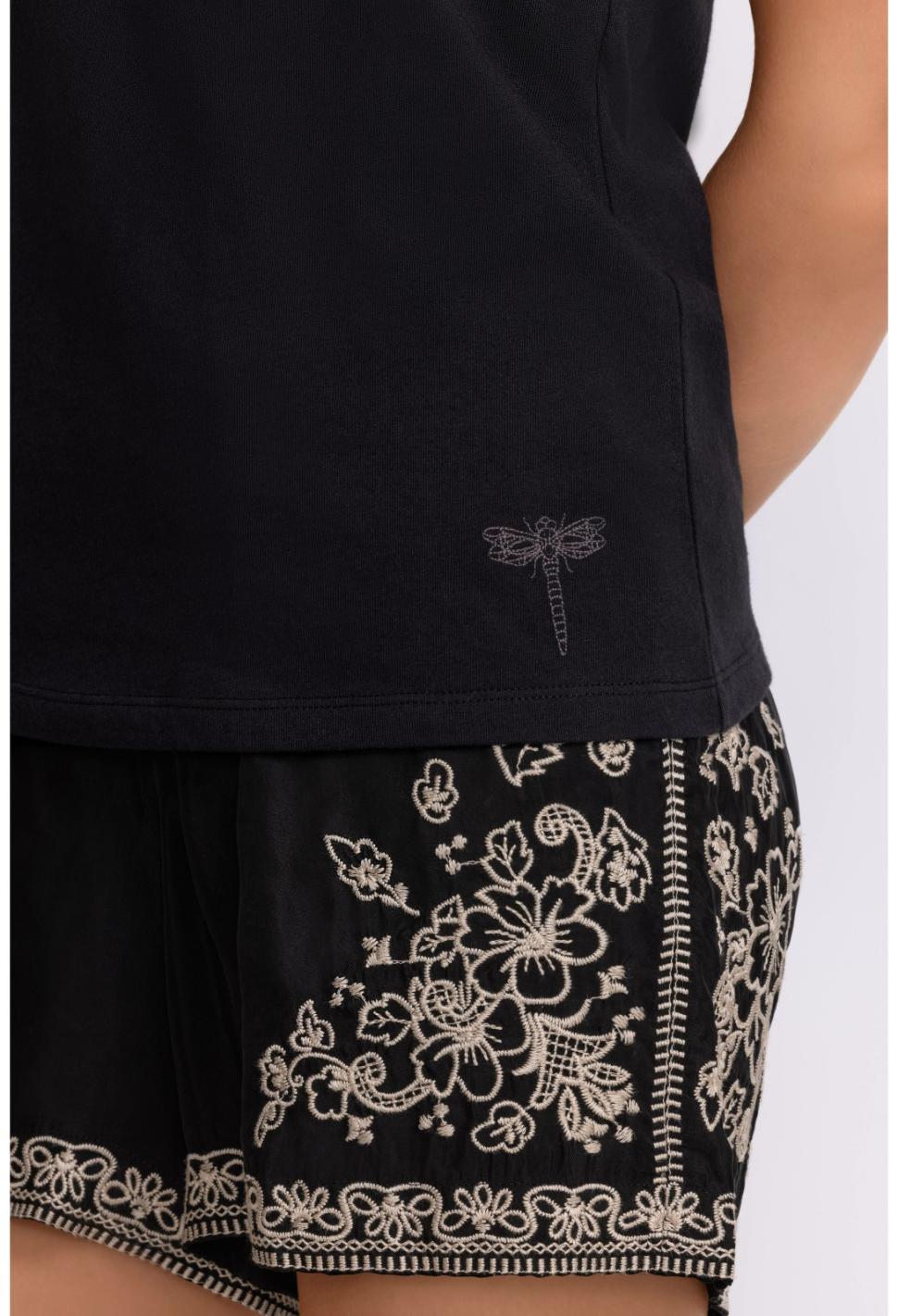 Women Tops | Johnny Was Organic Cotton Essential Tank Black Beauty