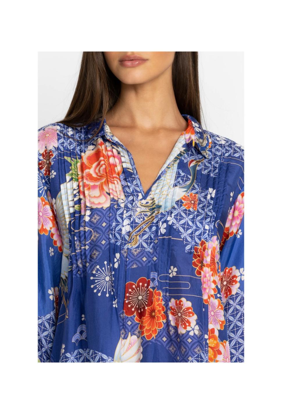 Women Tops | Johnny Was Pajaro Coddi Tunic Pajaro