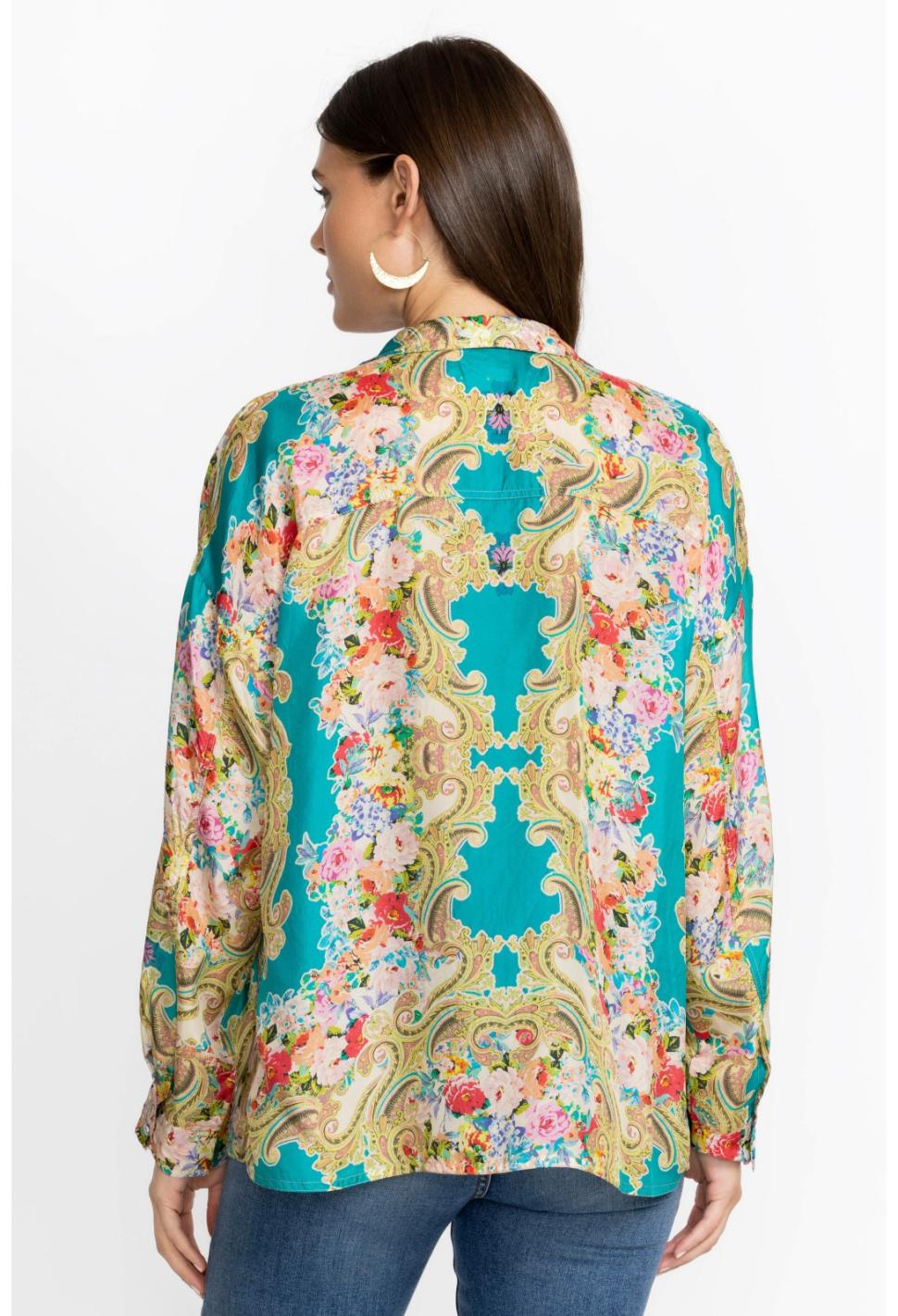 Women Tops | Johnny Was Rivoray Arie Button Up Rivoray