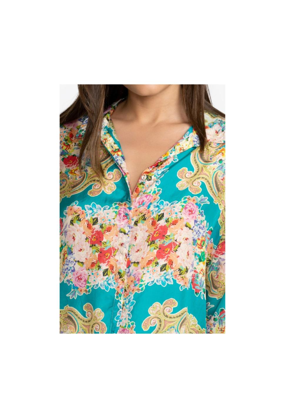 Women Tops | Johnny Was Rivoray Arie Button Up Rivoray