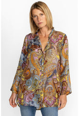 Women Tops | Johnny Was Sandalwood Tunic Sandalwood