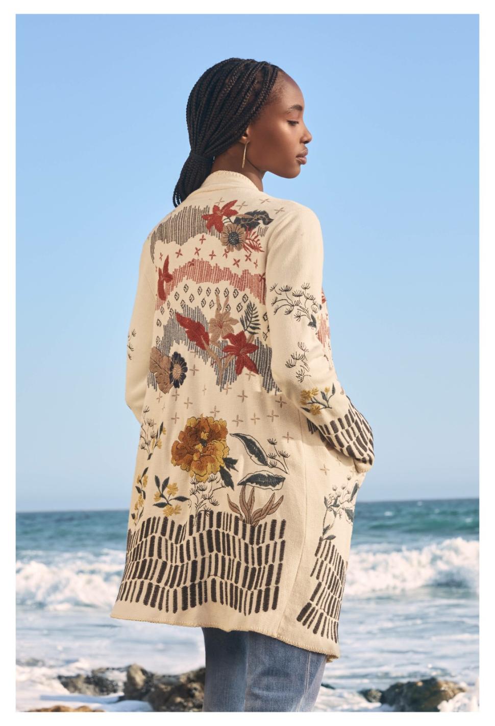 Women Tops | Johnny Was Sarina Wrap Sweater Ecru