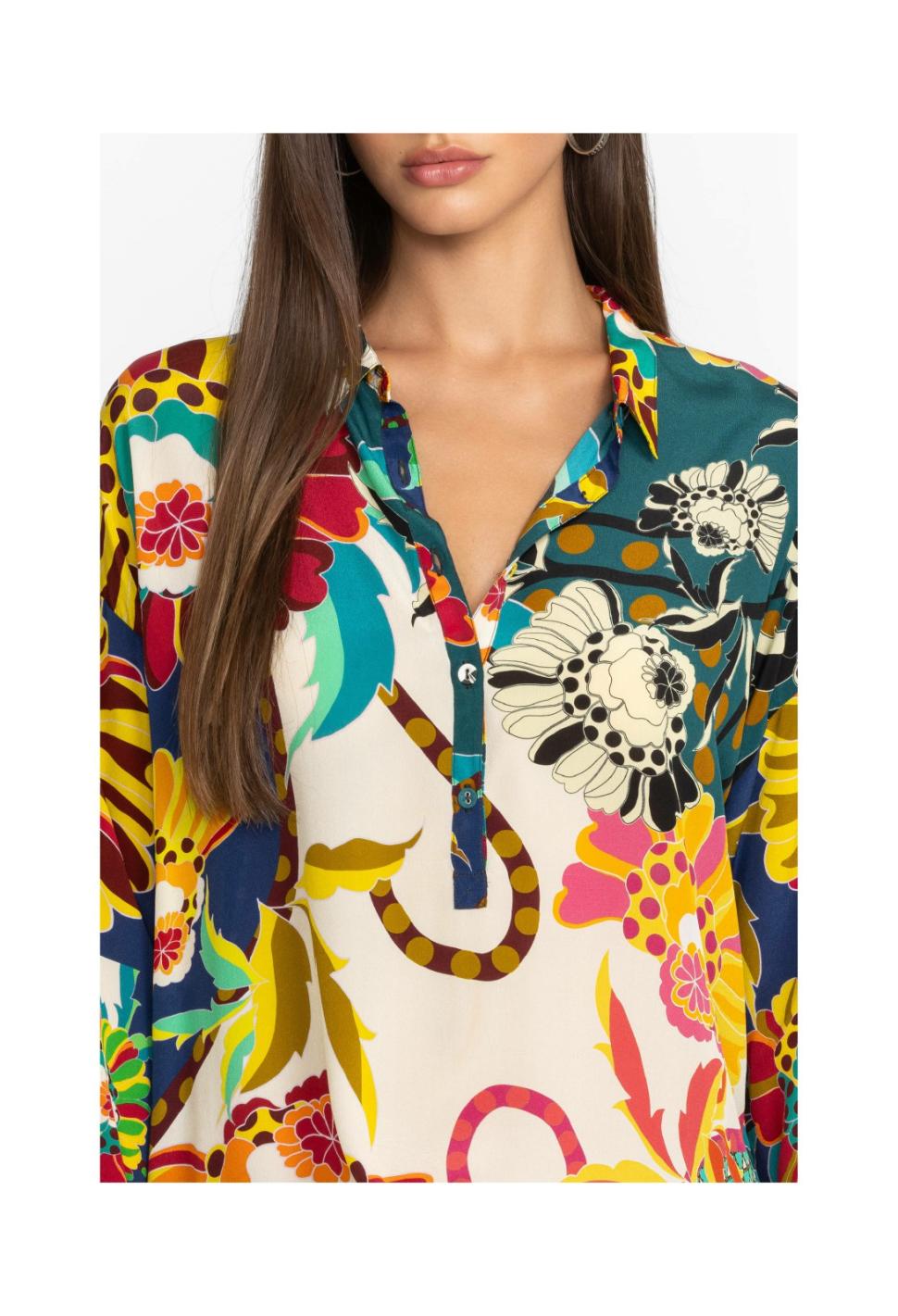 Women Tops | Johnny Was Seline Blouse Kimbra