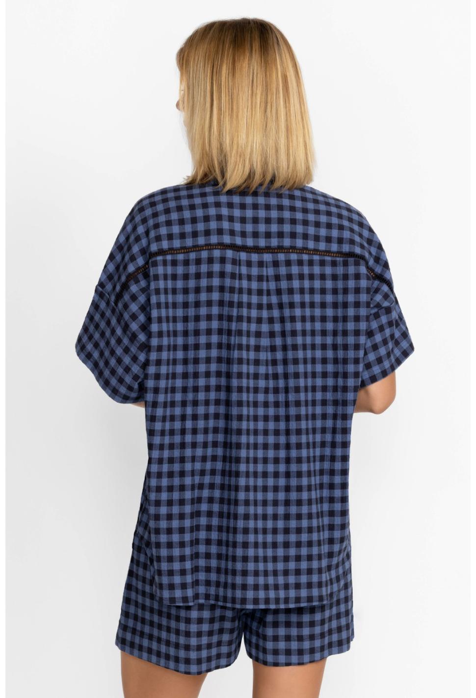 Women Tops | Johnny Was Shortsleeve Chest Pocket Shirt Multi