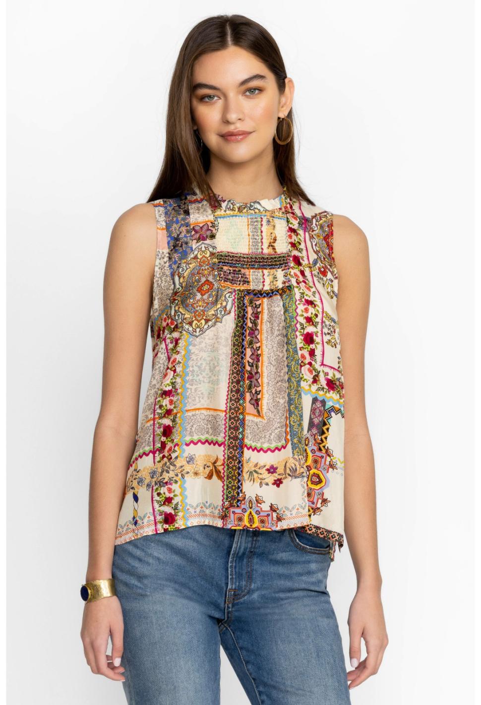 Women Tops | Johnny Was Stano Ife Tank Stano Monroe