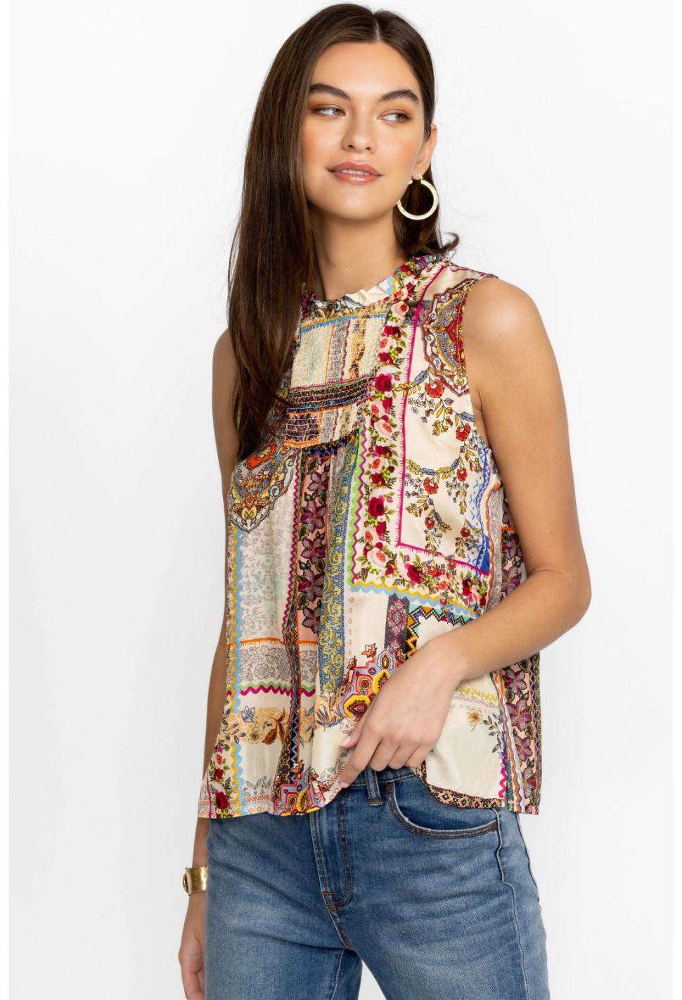 Women Tops | Johnny Was Stano Ife Tank Stano Monroe