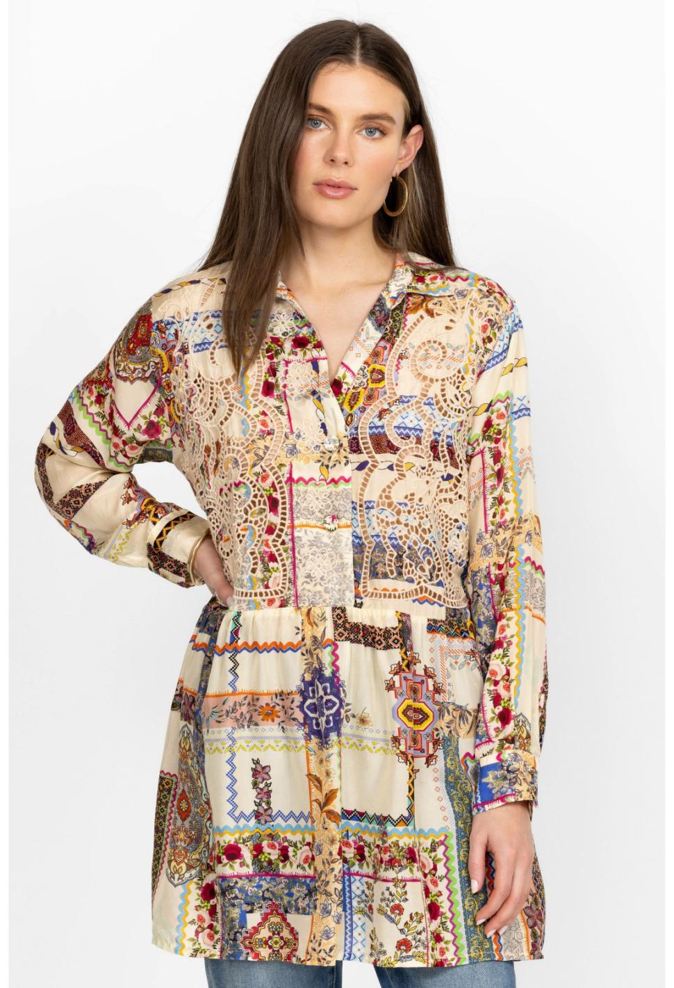 Women Tops | Johnny Was Stano Monroe Tunic Stano Monroe