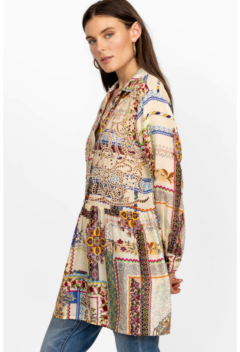 Women Tops | Johnny Was Stano Monroe Tunic Stano Monroe