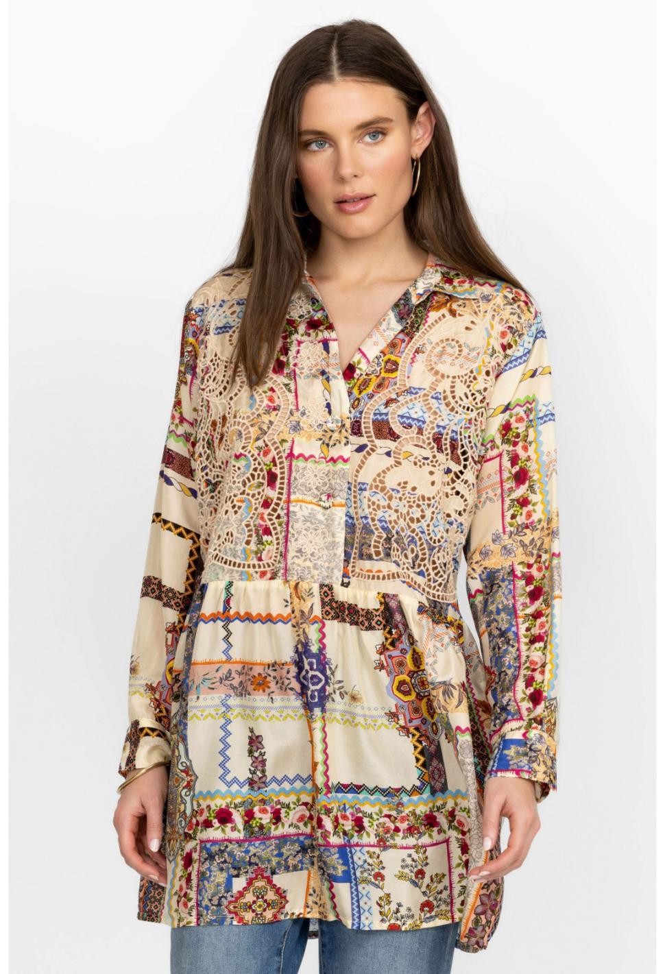 Women Tops | Johnny Was Stano Monroe Tunic Stano Monroe