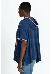 Women Tops | Johnny Was Taryn Poncho Azul