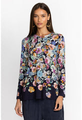 Women Tops | Johnny Was The Janie Favorite Long Sleeve Crew Neck Swing Tee Falldance