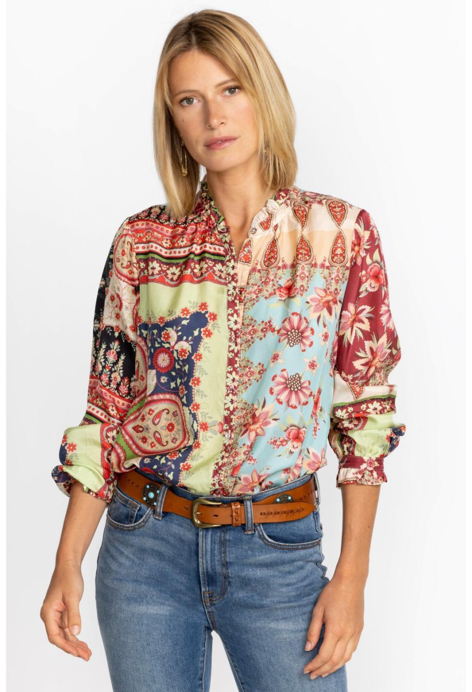 Women Tops | Johnny Was Thena Amabel Blouse Thena