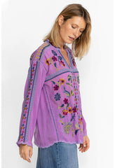 Women Tops | Johnny Was Vanessa Blouse Pansy