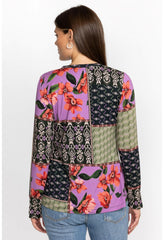 Women Tops | Johnny Was Zanda Split Neck Top Multi