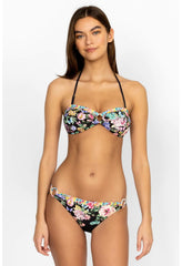 Women Two-Pieces | Johnny Was Black Butterfly Ring Bandeau Black Butterfly