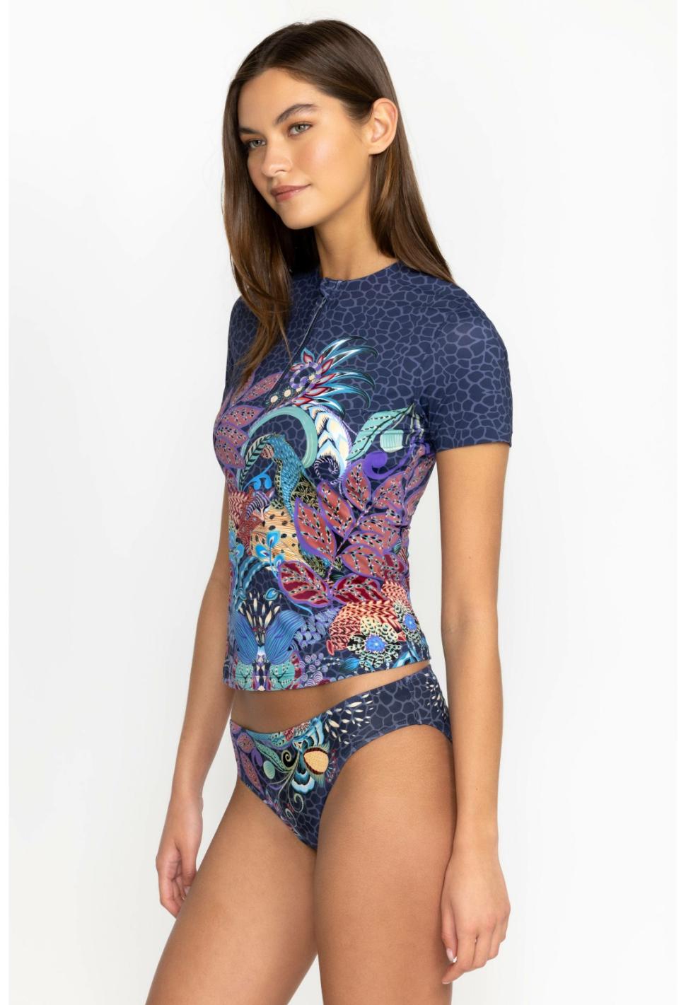 Women Two-Pieces | Johnny Was Sea Owl Surf Shirt Sea Owl