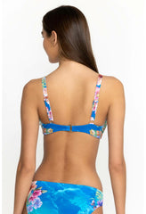 Women Two-Pieces | Johnny Was Water Tropic Tie Dye Twist Bikini Top Water Tropic